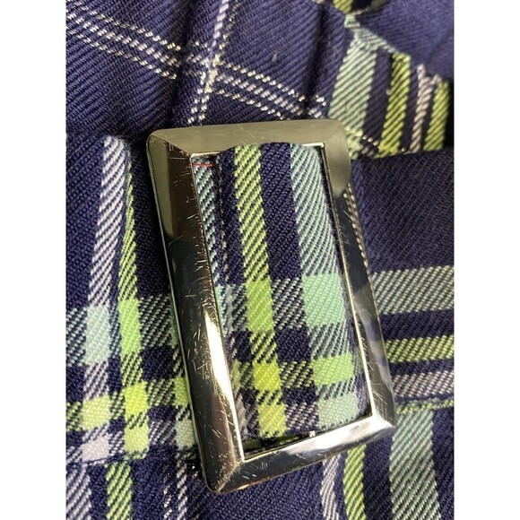 Justice Girls Faux Wrap Plaid Skirt Size L 12/14 - Picture 11 of 12